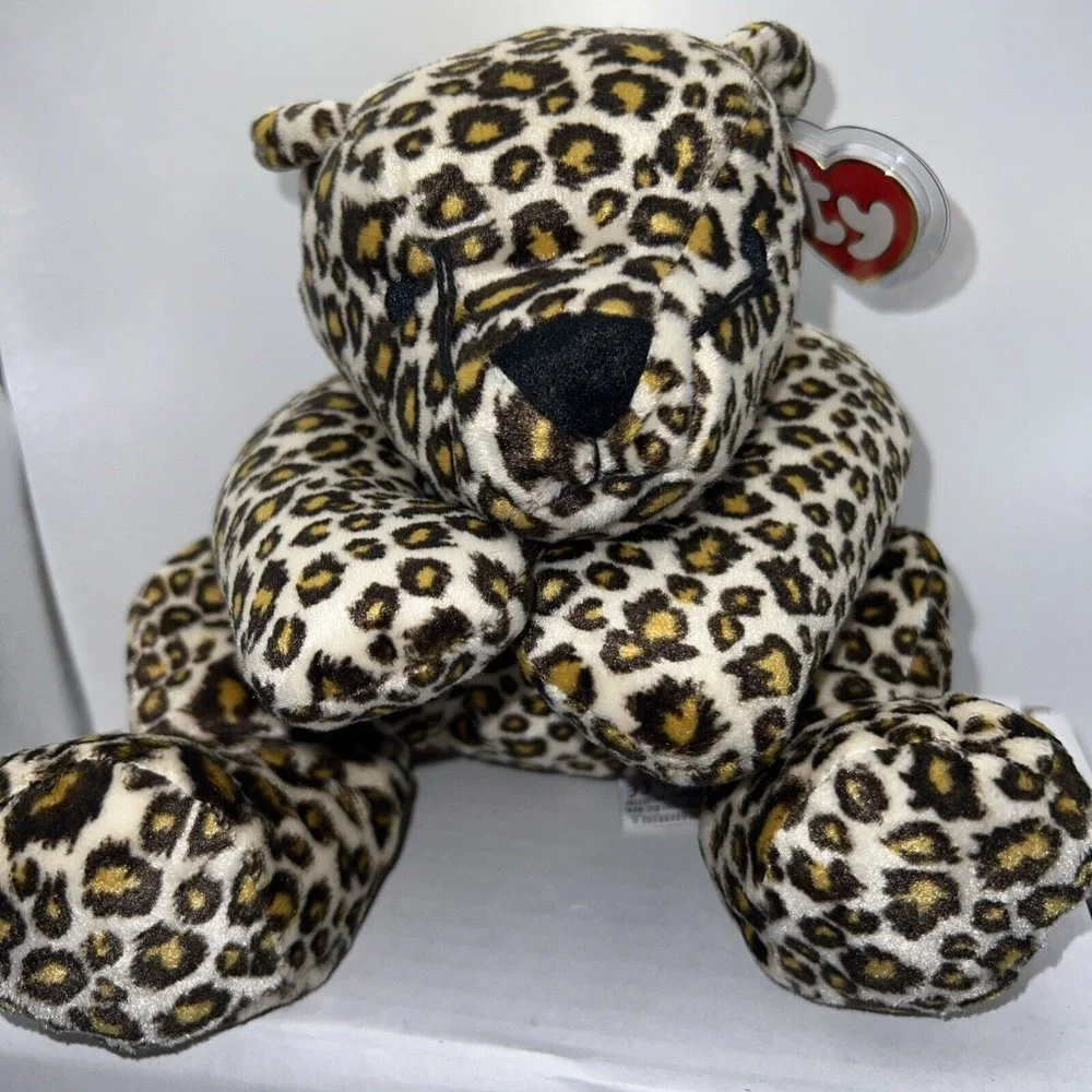 TY Speckles vintage 1996 pillow pal buddy the leopard 15